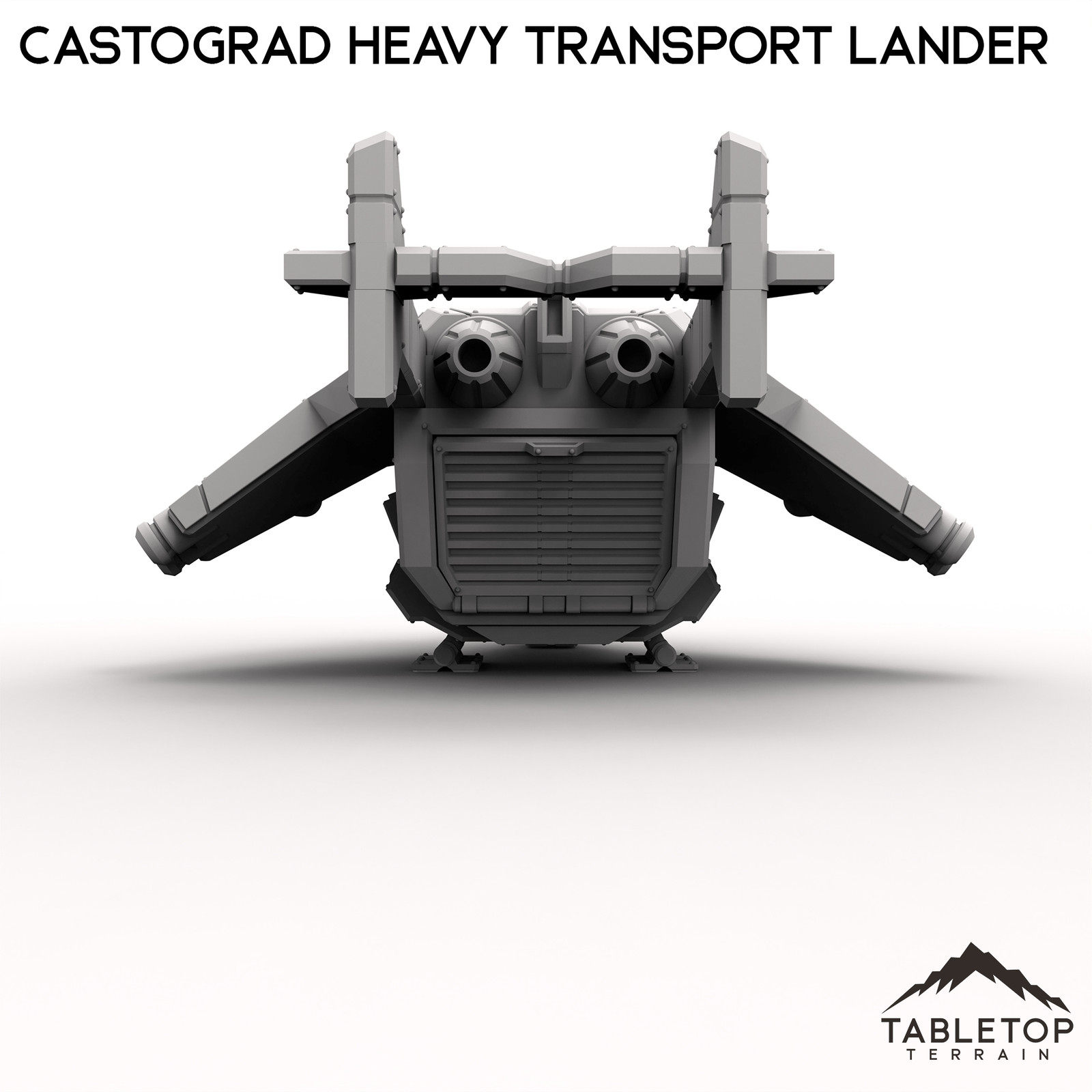 Castograd Heavy Transport Lander - Grimdark Gothic Wargaming Tabletop