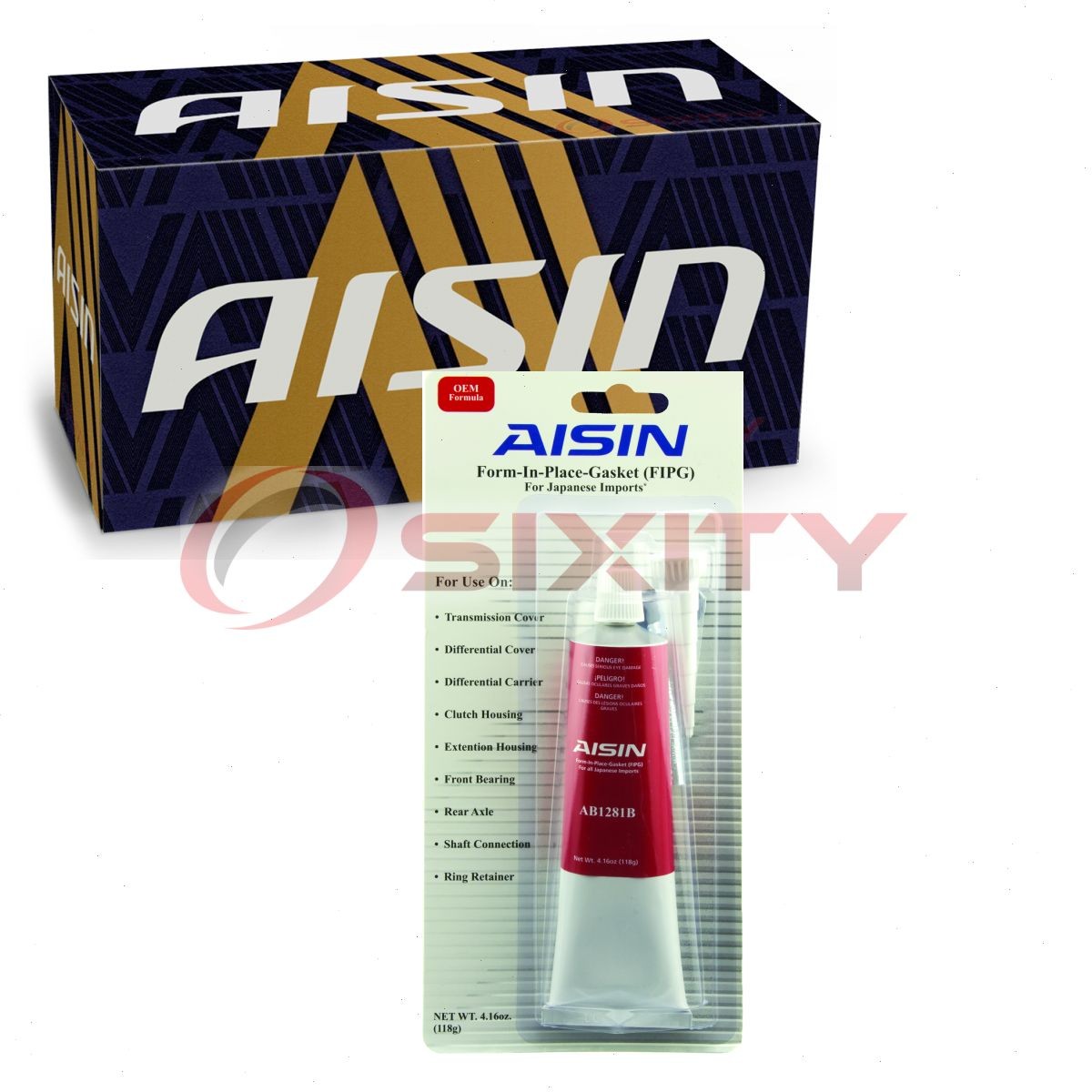 AISIN AB1281B Gasket Sealant for 999MP-TB1281P 08826-00090 00295-01281 te
