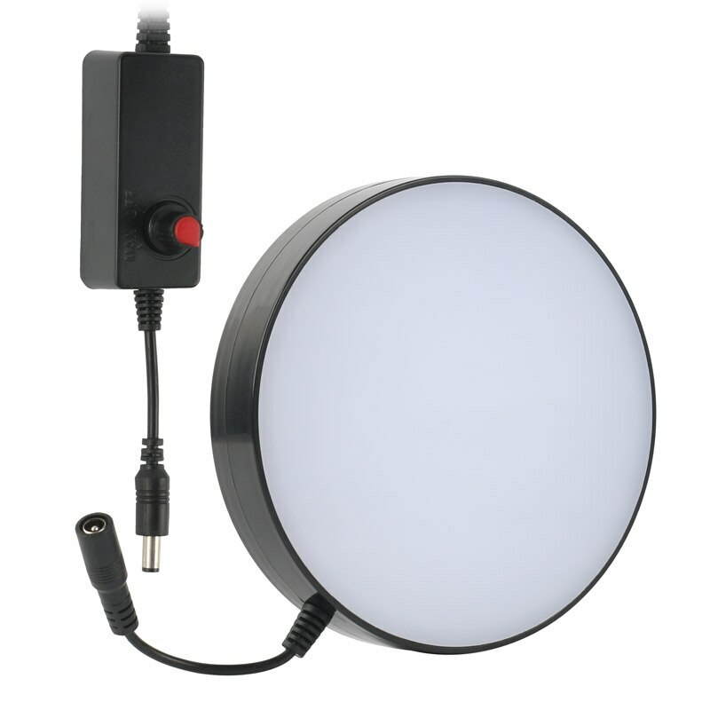 100V-240V Adjustable Brightness LED Ring Bottom Light Source f Stereo Microscope