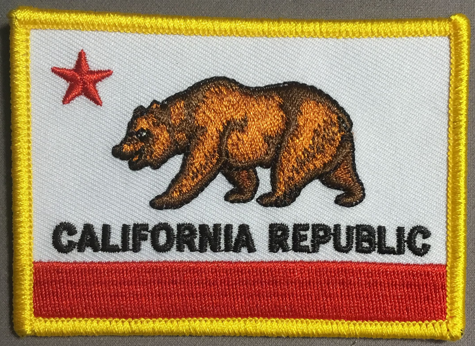 State flag - Republic of California State flag patch