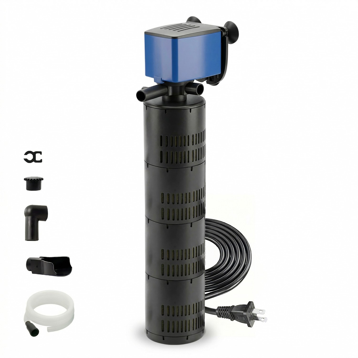 660GPH 3in1 Submersible Internal Filter Oxygen Water Pump Aquarium Fish Tank 35W