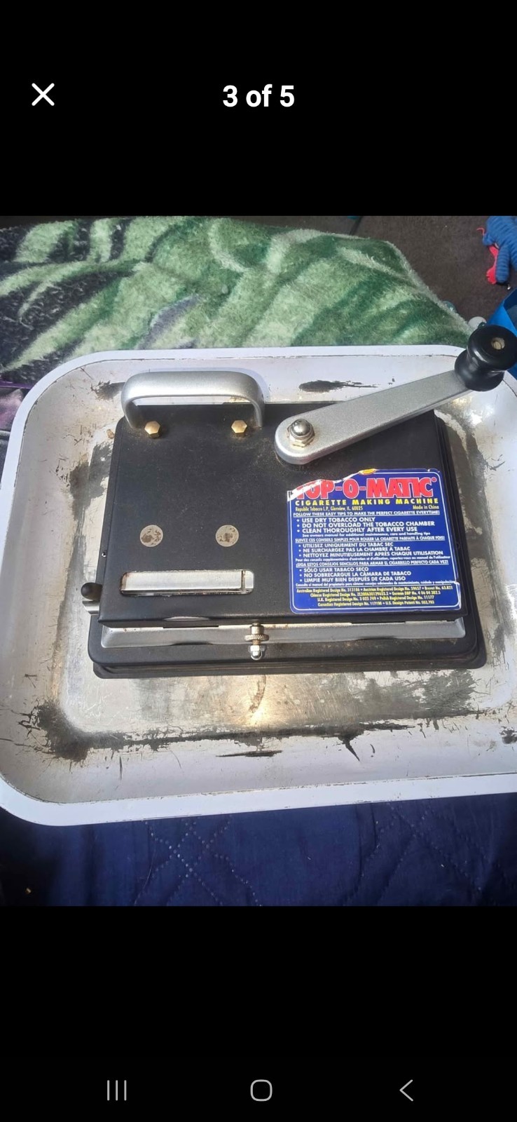 T.O.P. Top-O-Matic Cigarette Rolling Machine