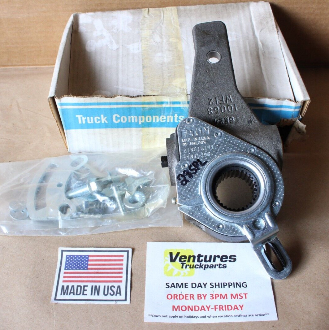 New Eaton Slack Adjuster 818141 28 Spline 813649  Casting 10068 WF12 Made In USA
