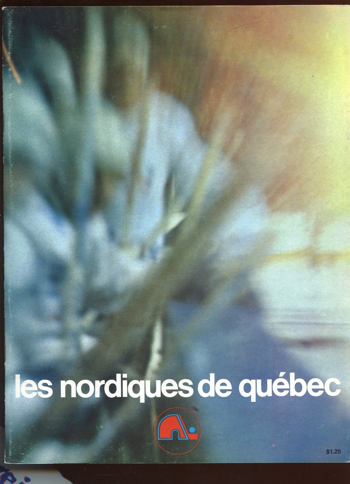 Nov 15 1977 WHA Hockey Program Winnipeg Jets @ Quebec Nordiques EX-MT/NM