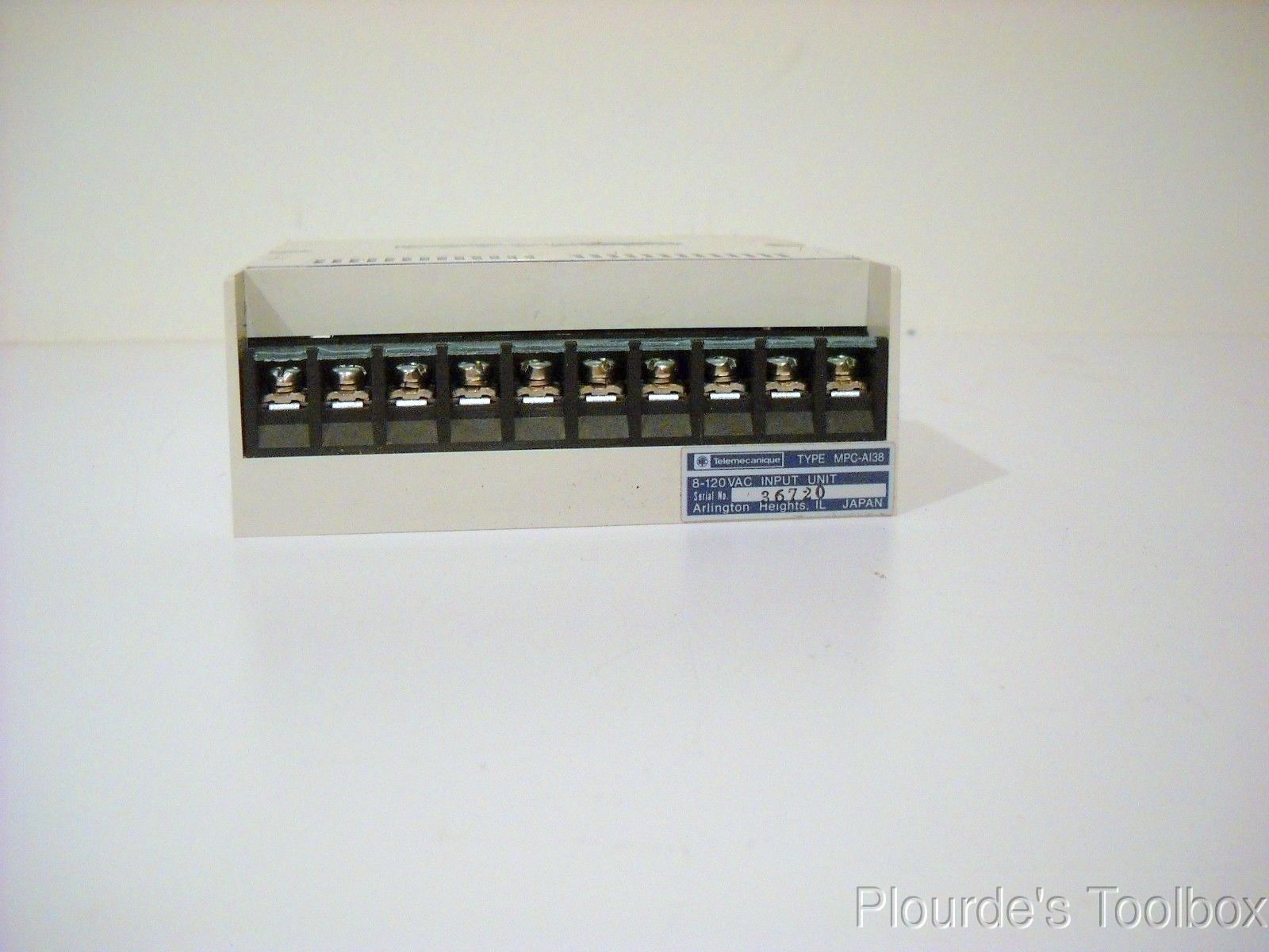 Unused Telemecanique Programmable Controller MPC-007 AI38 Input Unit