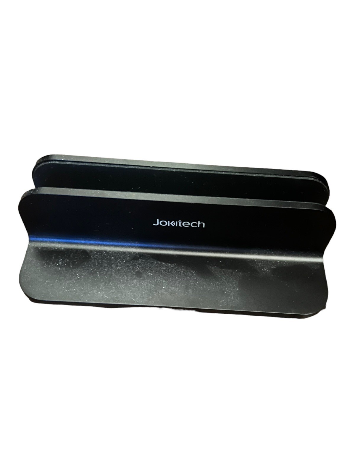 JOKItech Aluminum Laptop Vertical Stand Organizer, Sturdy Laptop Computer Holder
