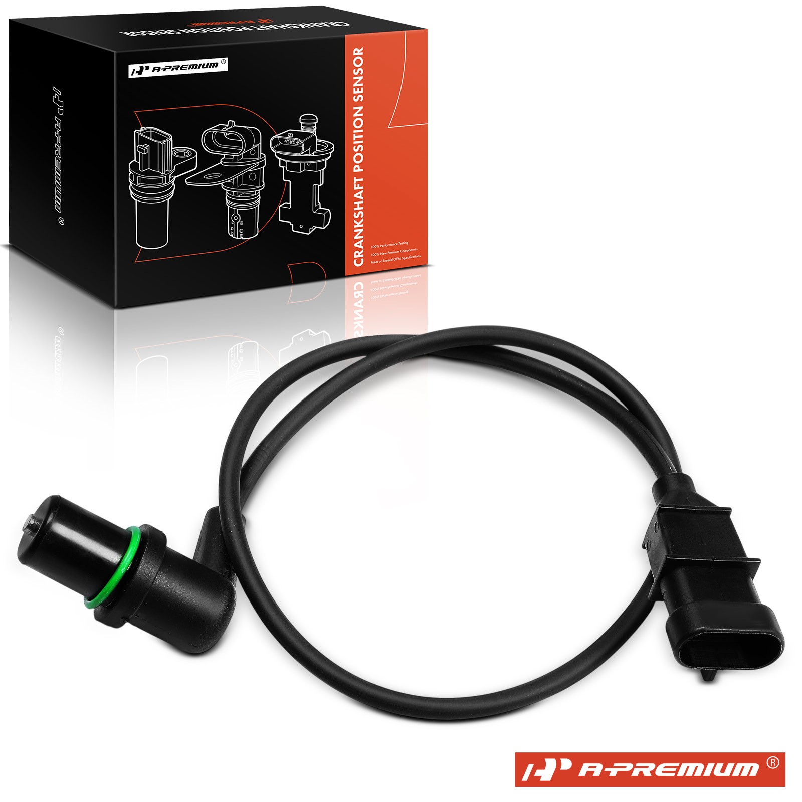 A-Premium Crankshaft Position Sensor for Pontiac Sunbird 1992-1994 L4 2.0L SOHC