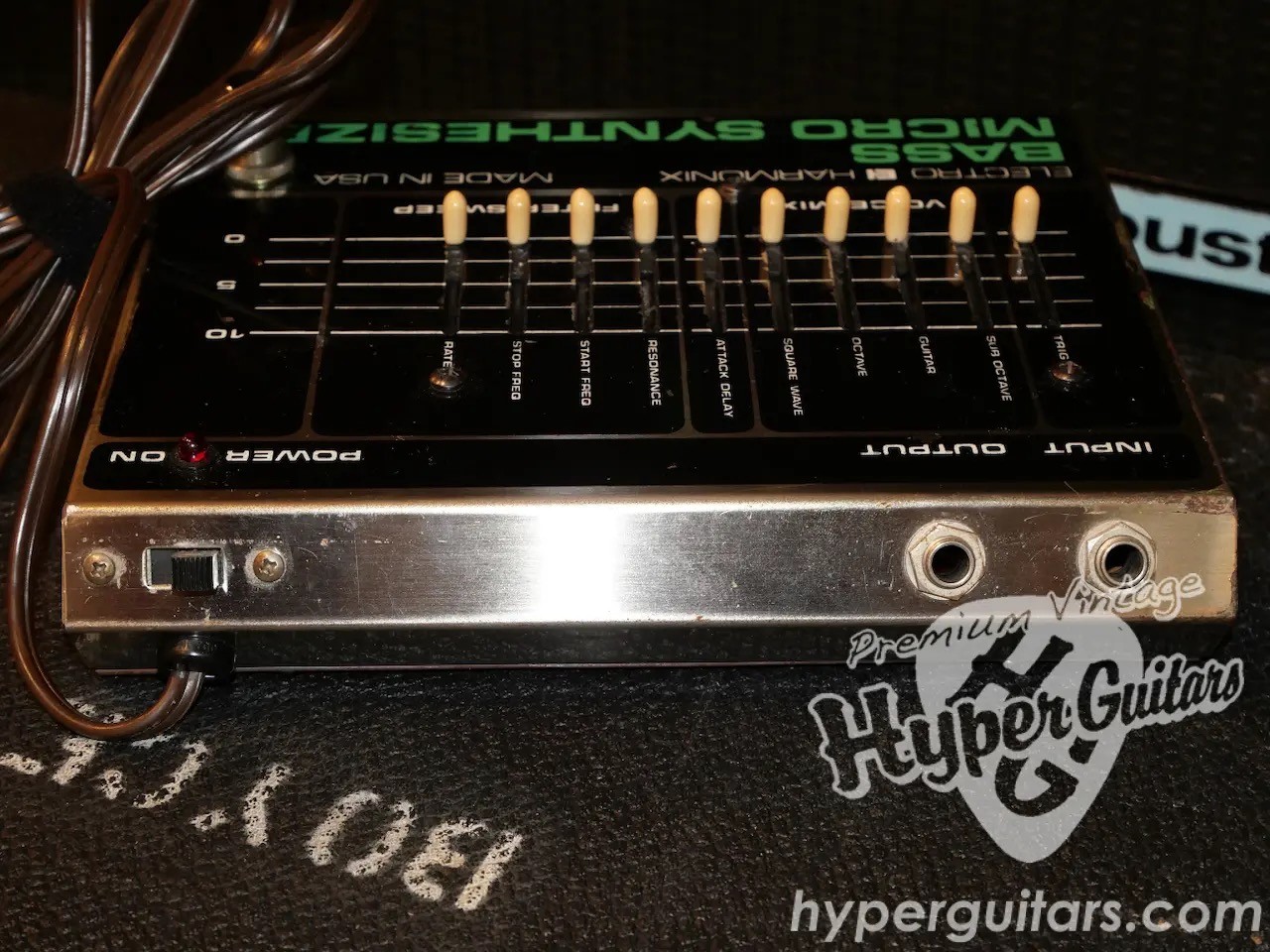 Electro-Harmonix 80s Bass Micro Synth Analog Synth Effect Pedal Used