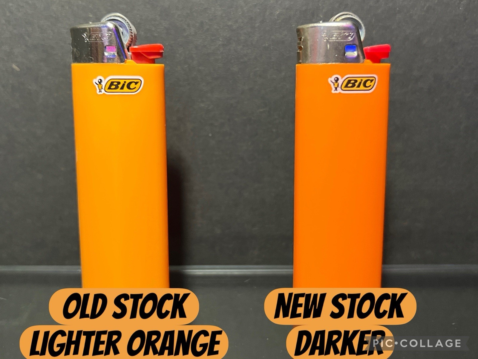 Bic New Old Stock Orange Set Of 3 Lighters