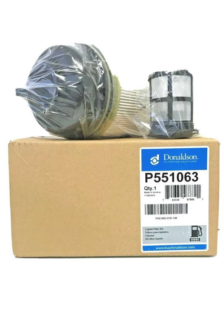 Original Donaldson P551063 . 2 Piece Fuel Filter Kit. DD13-DD15. SUPER SALE.OEM