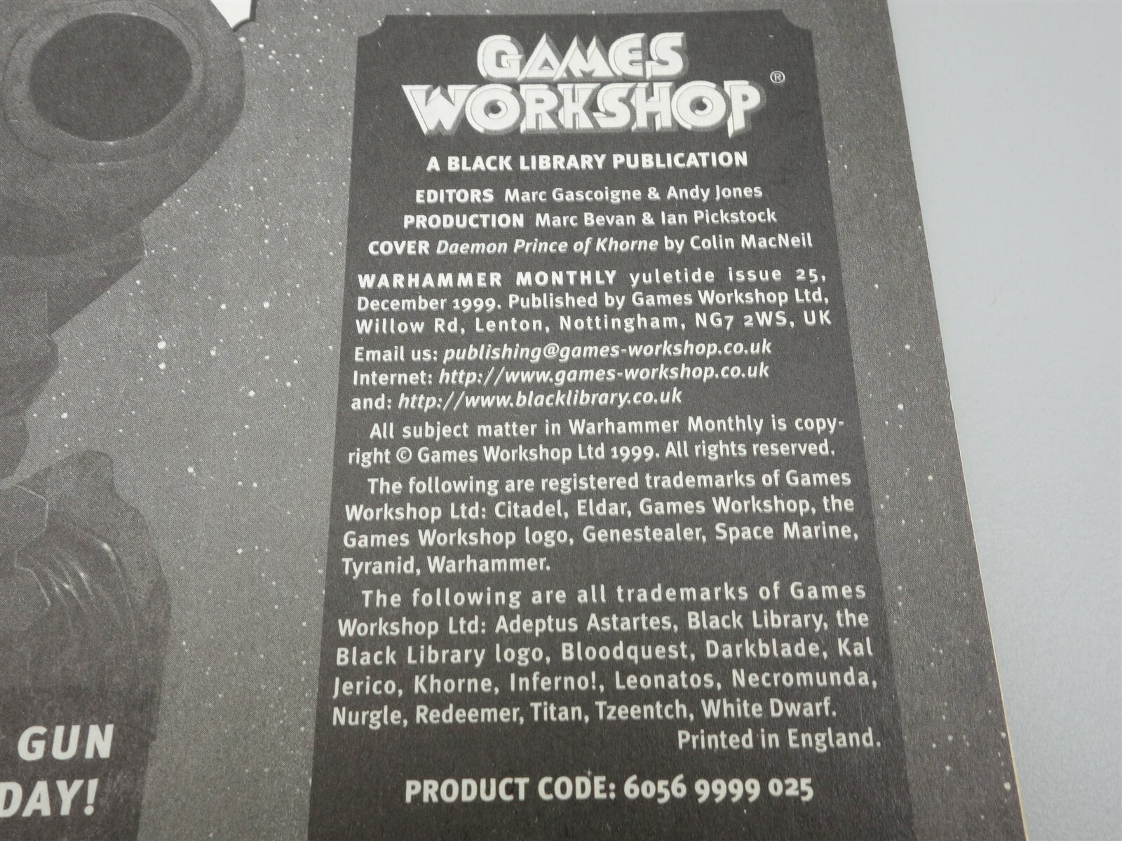 Warhammer Monthly - Issue 25