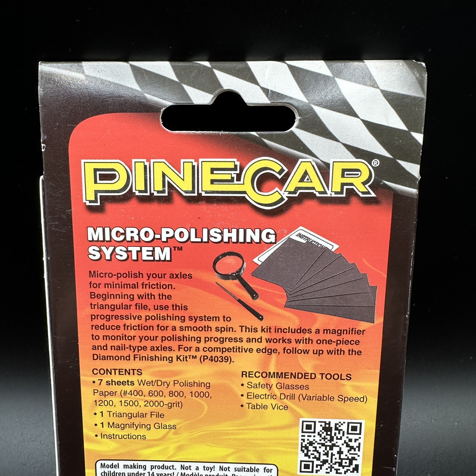 Pinecar Micro Polishing Kit P4038 Axle Tuning Performance Cars Models