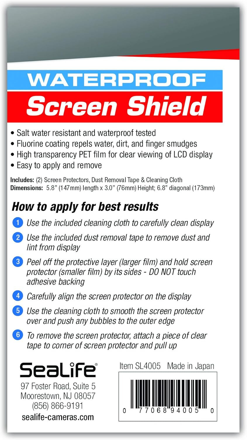 Sealife Screen Shield - Sportdiver