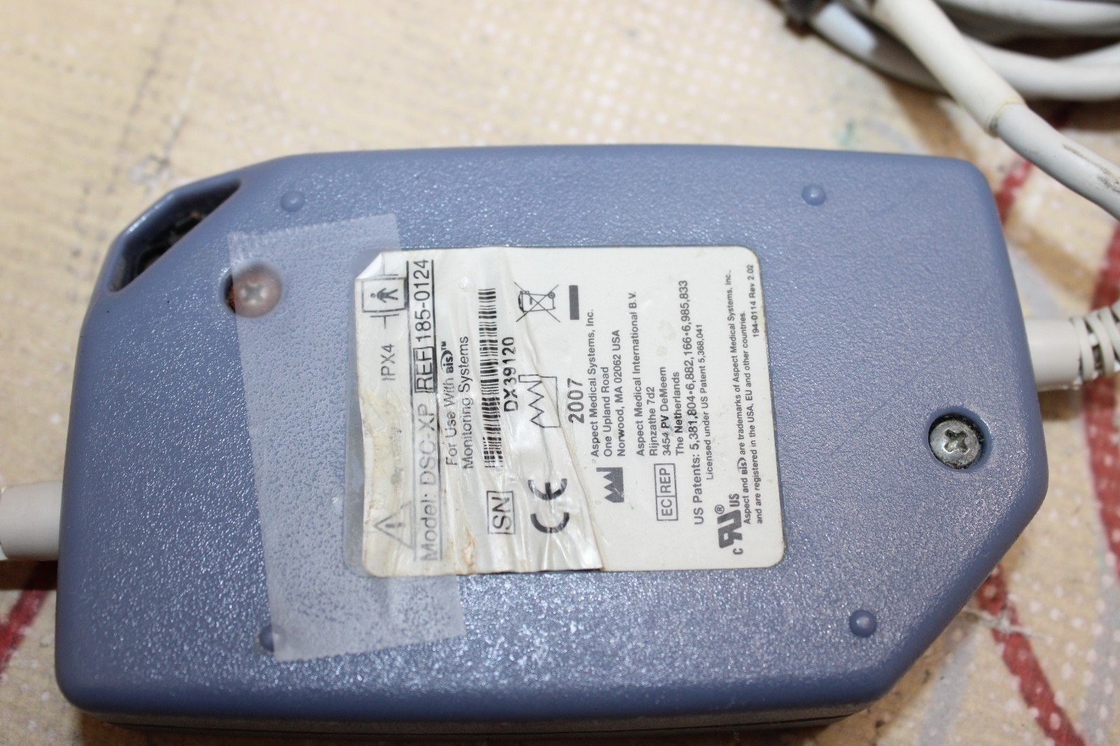 Aspect Medcial BIS XP DSC-XP Ref 185-0124