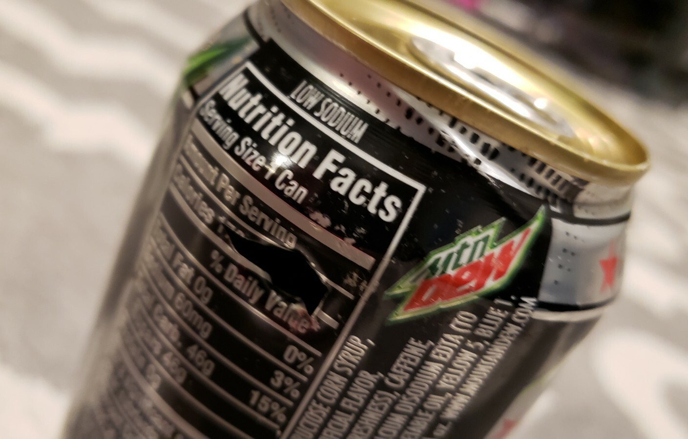 Mountain Dew 2010 Distortion Soda Dewmocracy Empty READ