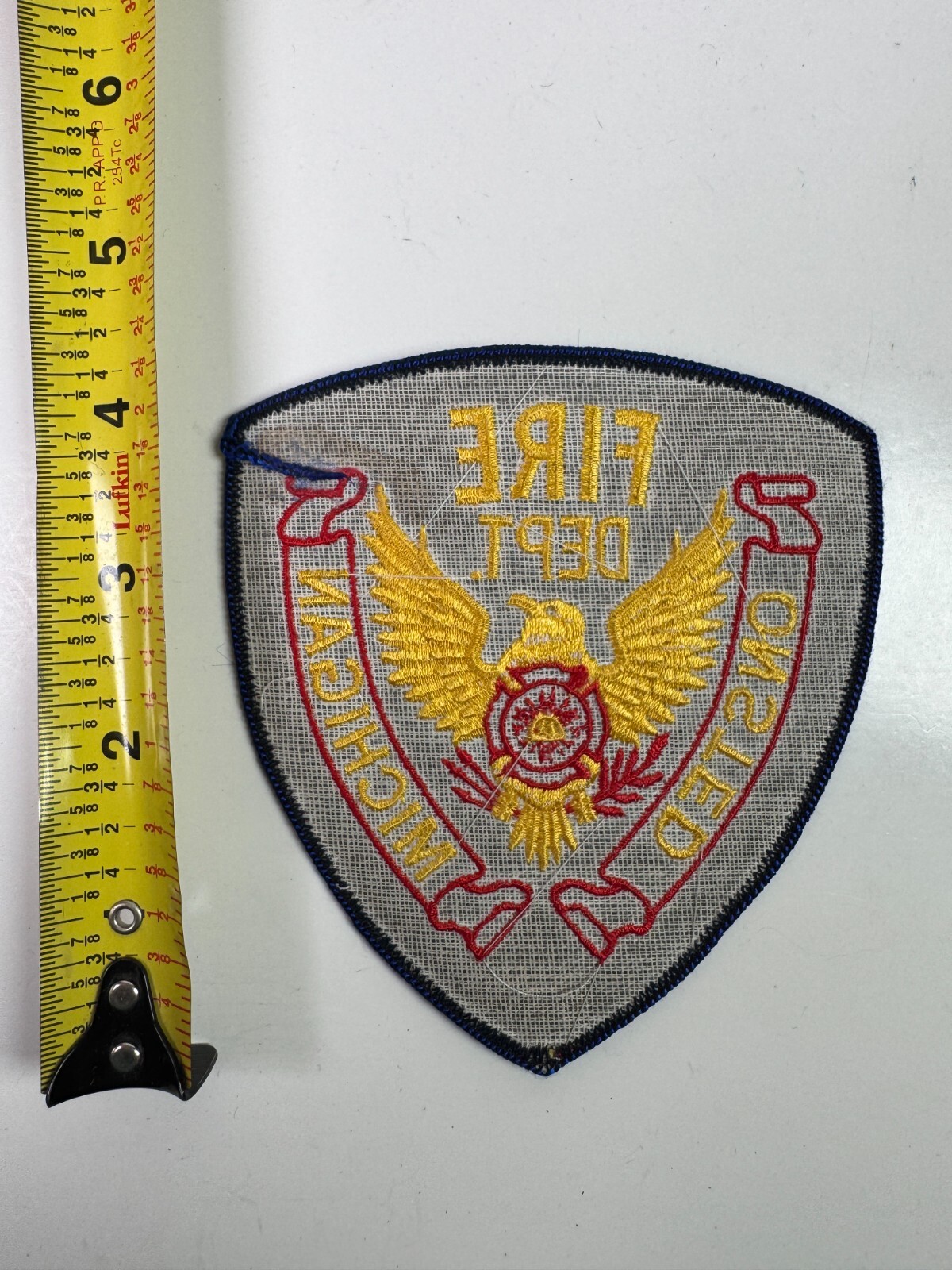 Onsted Fire Michigan MI Patch Z8