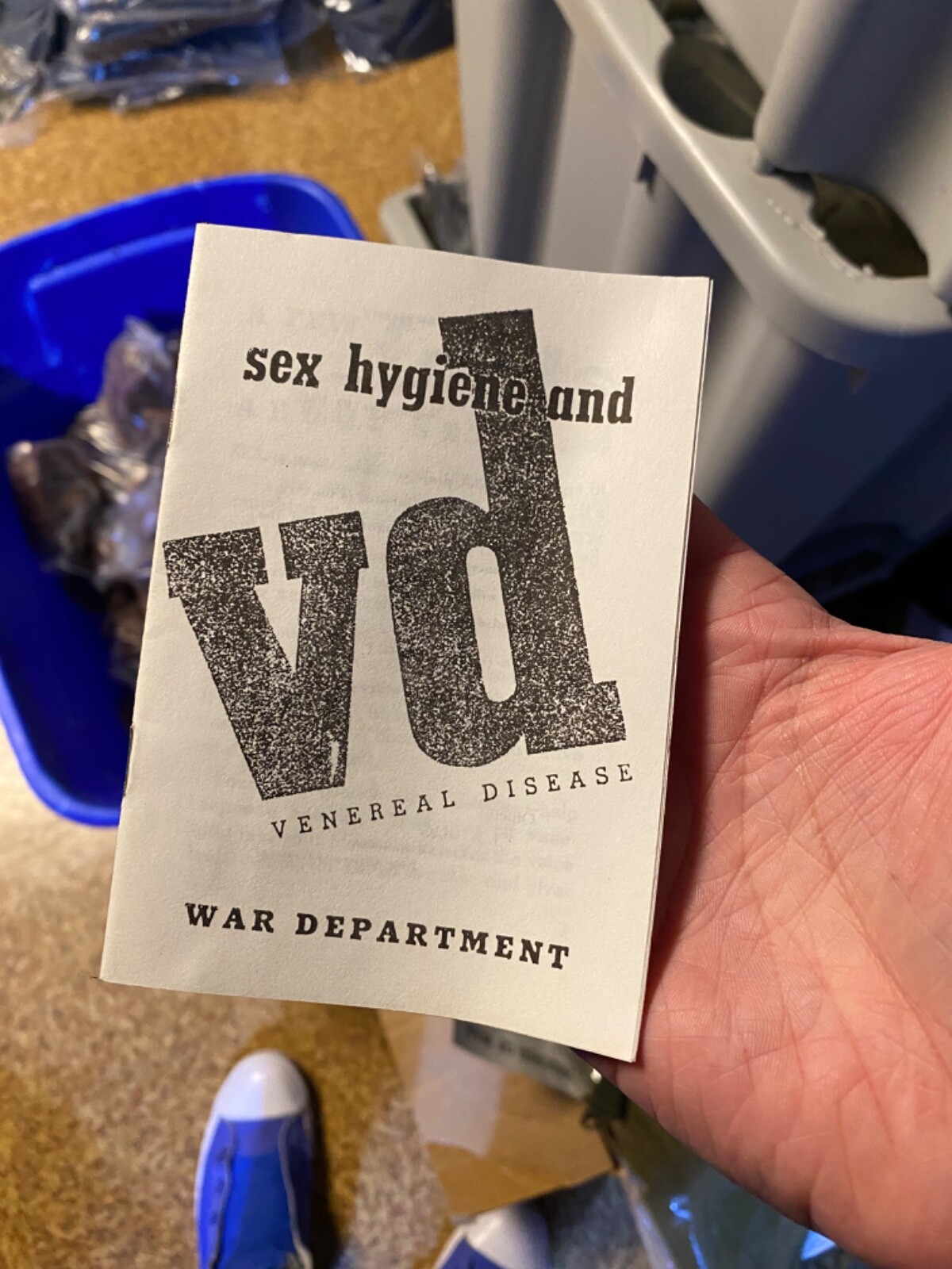 WWII US ARMY WAR DEPARTMENT SEX HYGIENE & VD INFORMATIONAL  BOOKLET