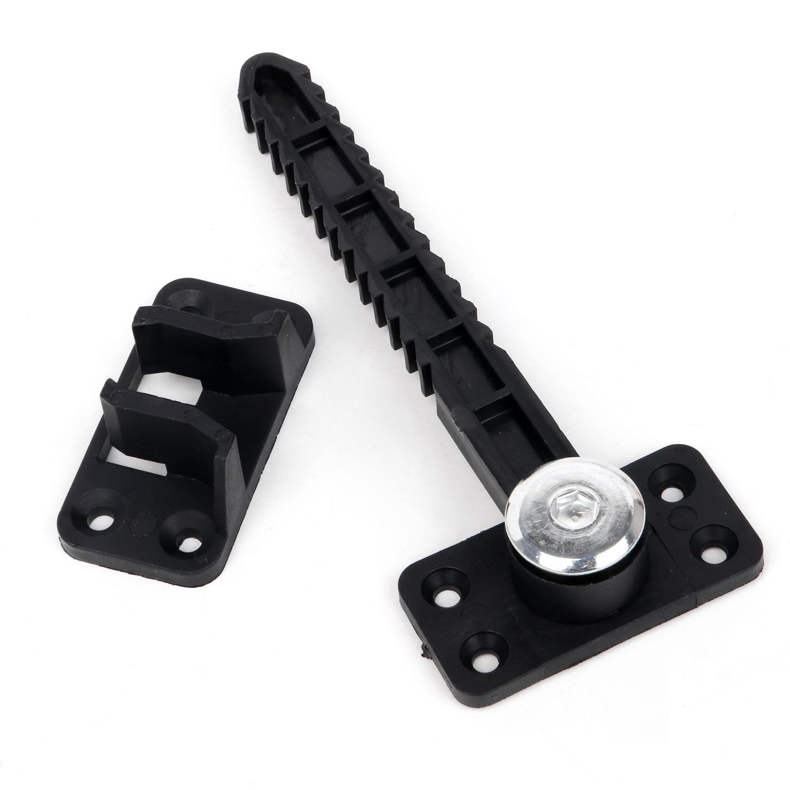Furniture Couch Sofa Invisible Connector Brackets 6 Set Black Plastic Mount