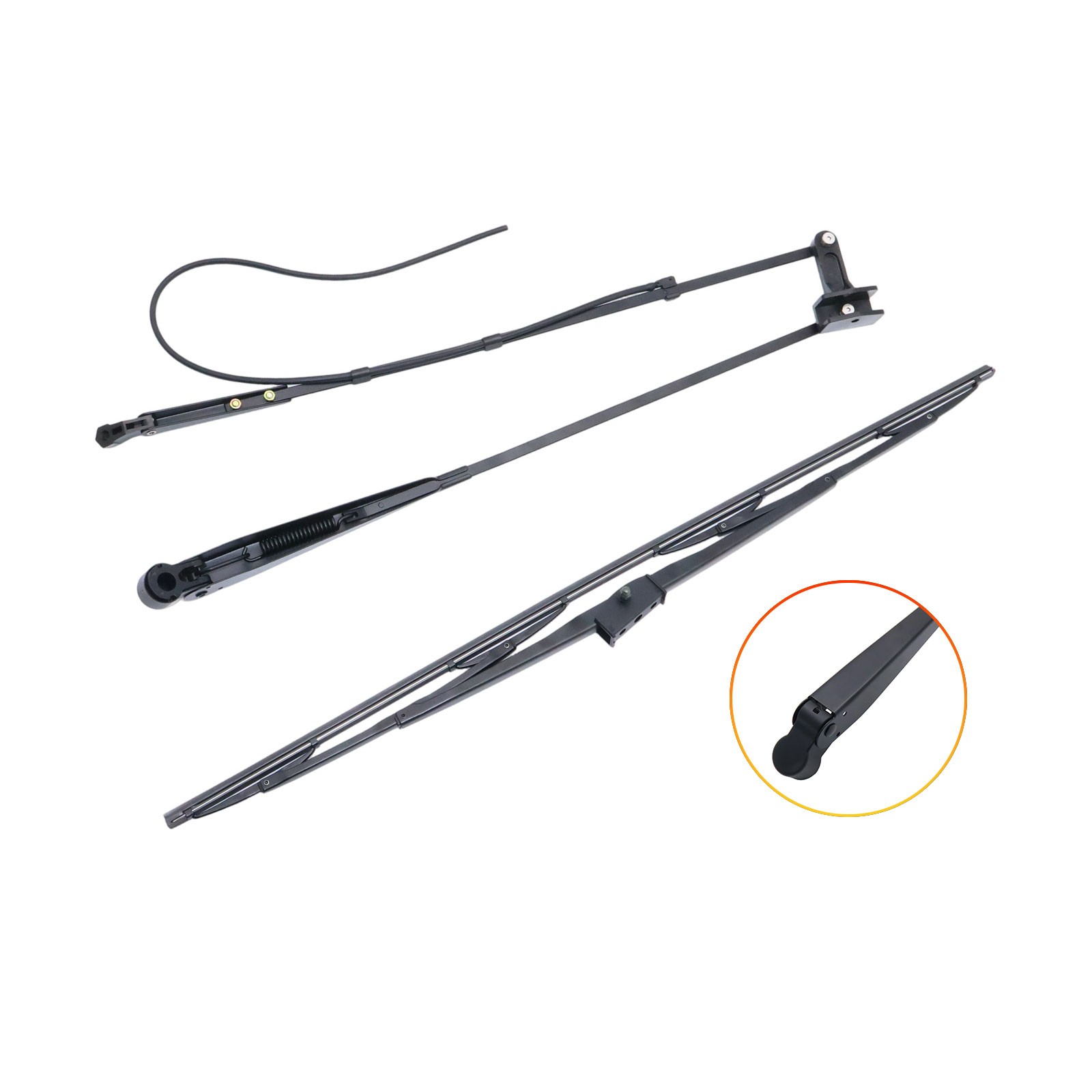 Fits Bobcat S530 S550 S570 S590 S595 S630 S650 S740 Windshield Wiper Blade & Arm