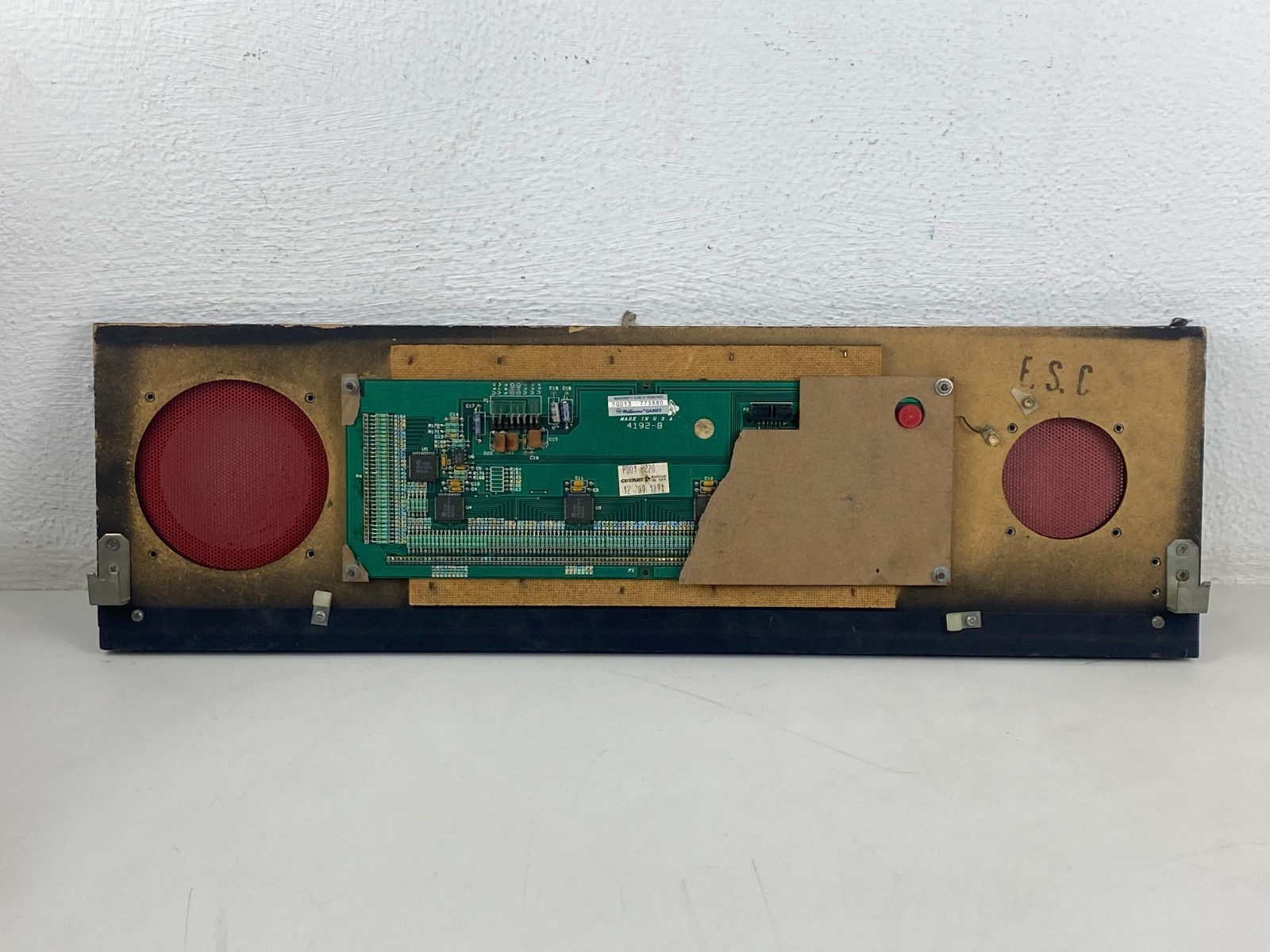 WILLIAMS TERMINATOR 2 Judgment Day Pinball Machine Speaker Panel Arcade PCB Game