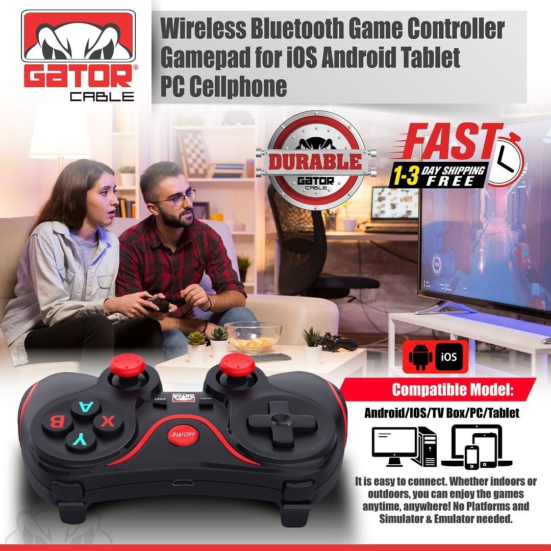 Wireless Game Controller Bluetooth 5.0 Gamepad For Android iOS iPhone Tablet PC