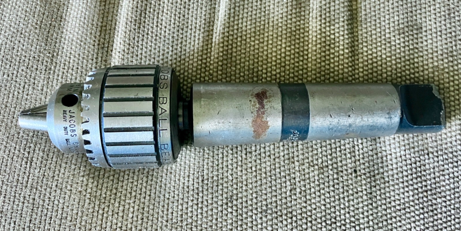 Jacobs Super Chuck 11N JT2 Taper 0-3/8" Cap w/ #4MT - USA - No Key