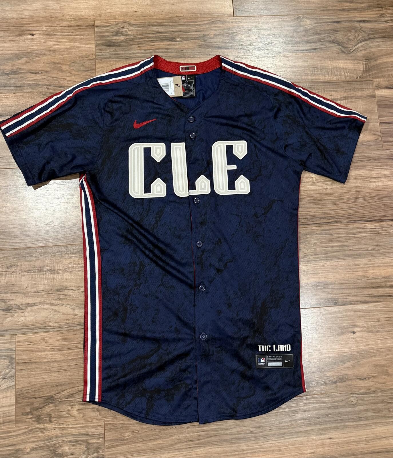 Nike Cleveland Guardians AUTHENTIC MLB Vapor Elite City Connect Jersey 44* $355