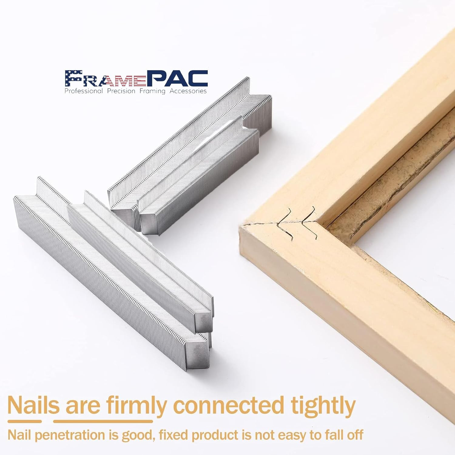 V Nails for Picture Frames 7Mm (1/4 Inch) - 400 Pack, Loose