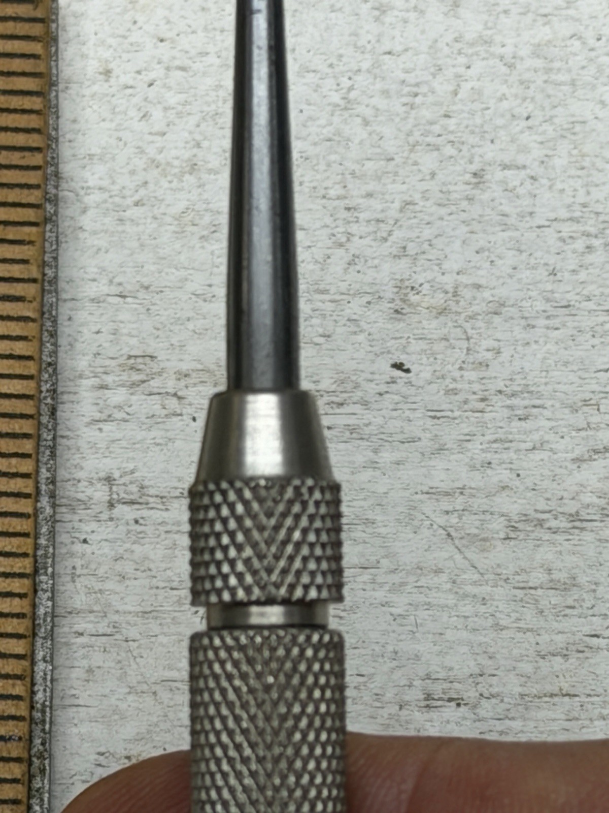 Starrett 70B Pocket Scriber 2-7/8" Point Length, 3/8" Handle Diameter, Steel