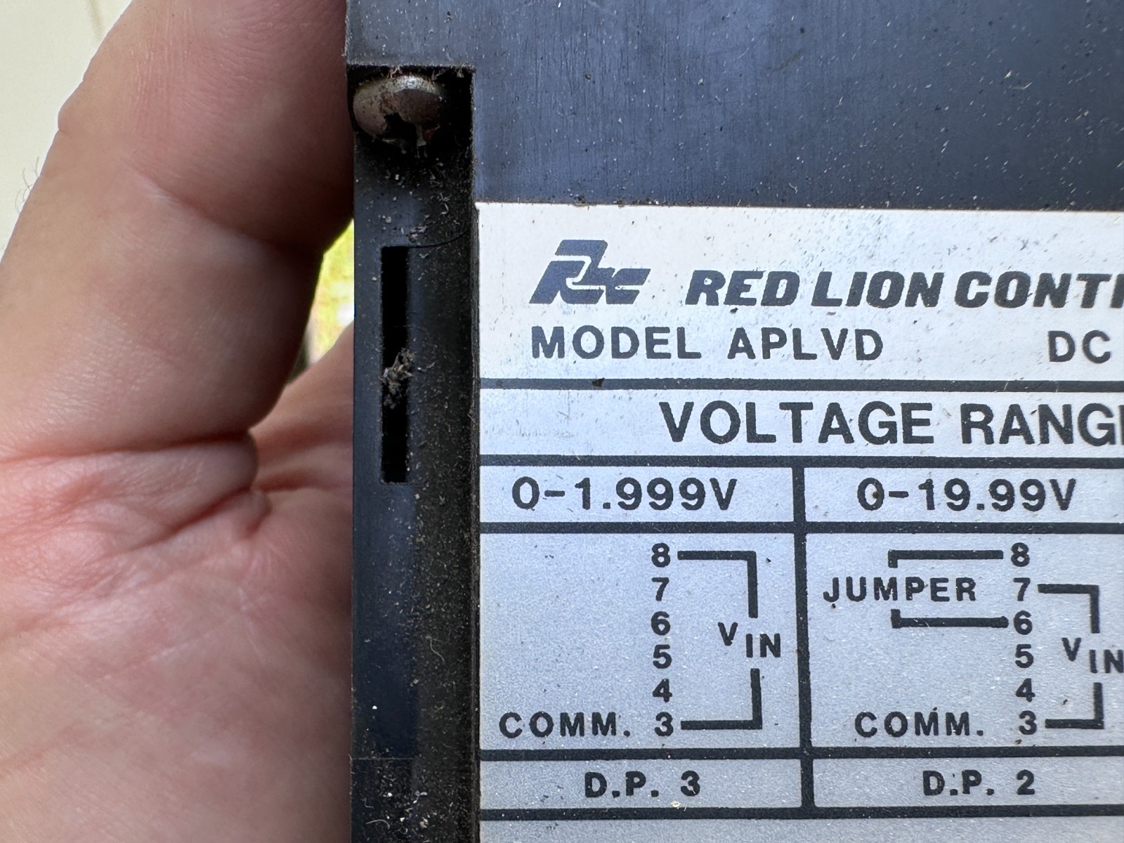 Red Lion Controls APLVD Digital DC Voltmeter - (Lot of 3)