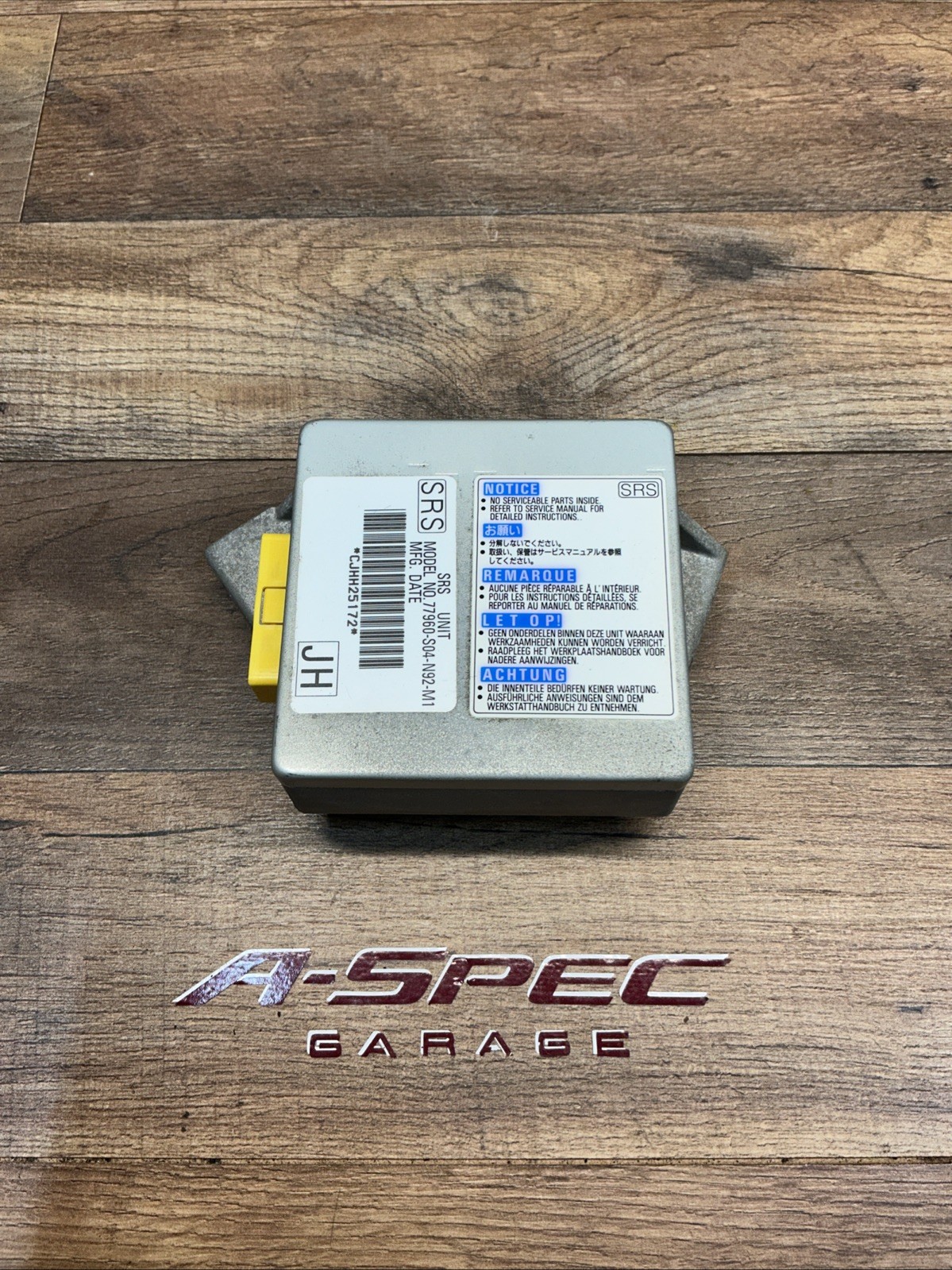96-00 Civic SRS Supplemental Restraint System Bolsa Control Module S04-N92 OEM