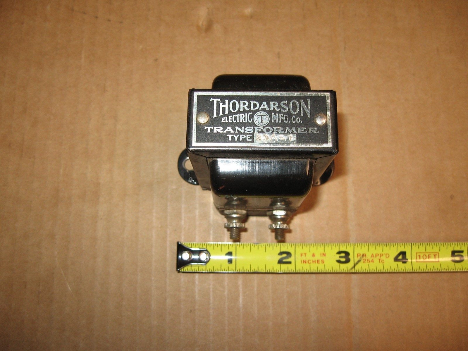 Antique Ham Radio Thordarson Electric Mfg Co Transformer Type 23A57 Not Tested