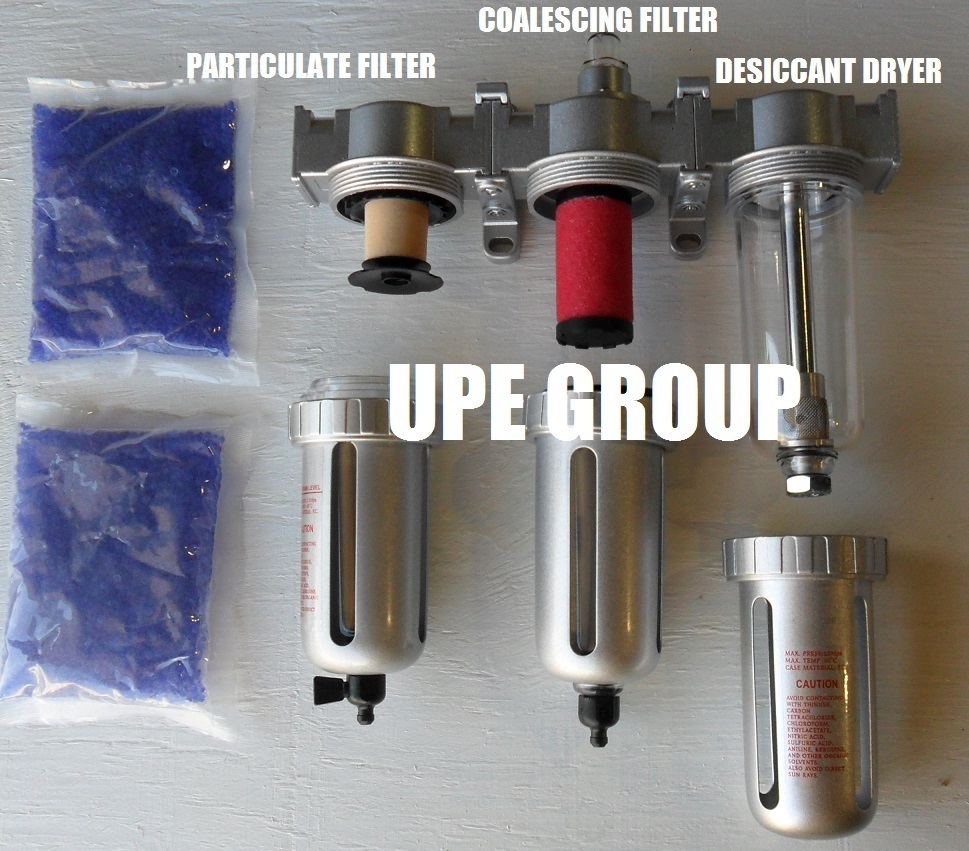 1/2"COMPRESSED AIR INLINE PARTICULATE FILTER / DESICCANT DRYER / COALESCING