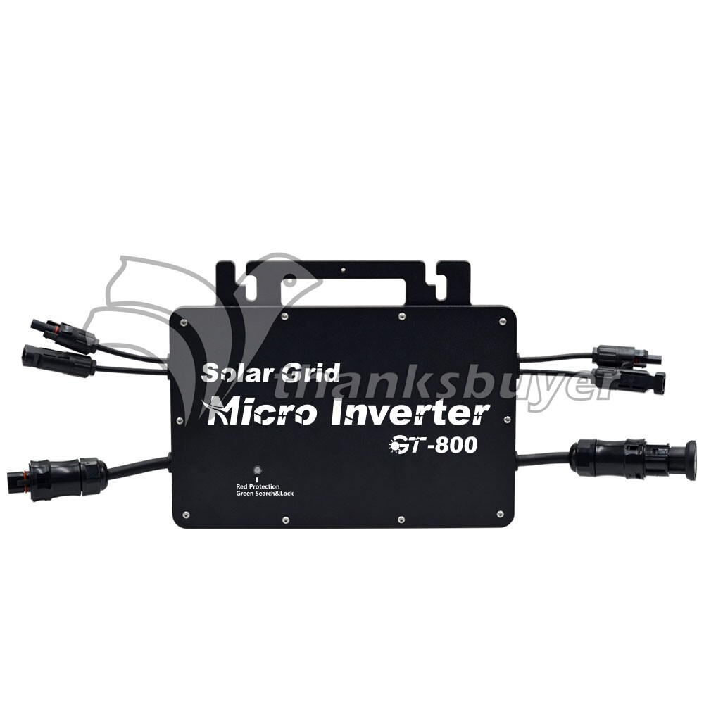 GT-800 800W 220V Solar Grid Micro Inverter Microinverter with Die-casting Shell