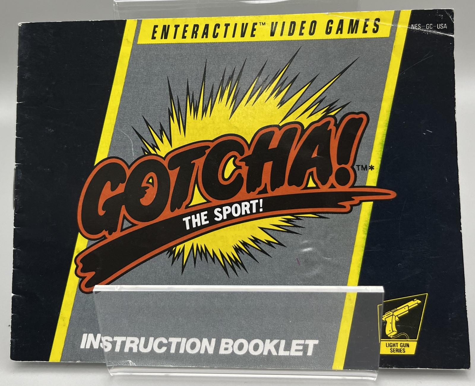 Gotcha The Sport (Nintendo NES, 1987) Instruction Manual Only