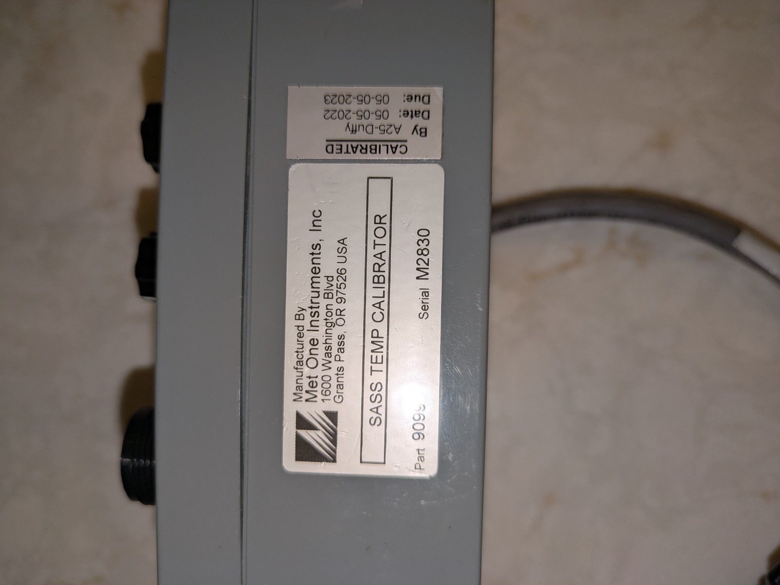 SASS Temperature Calibrator Part 9099 (Met One Instruments)