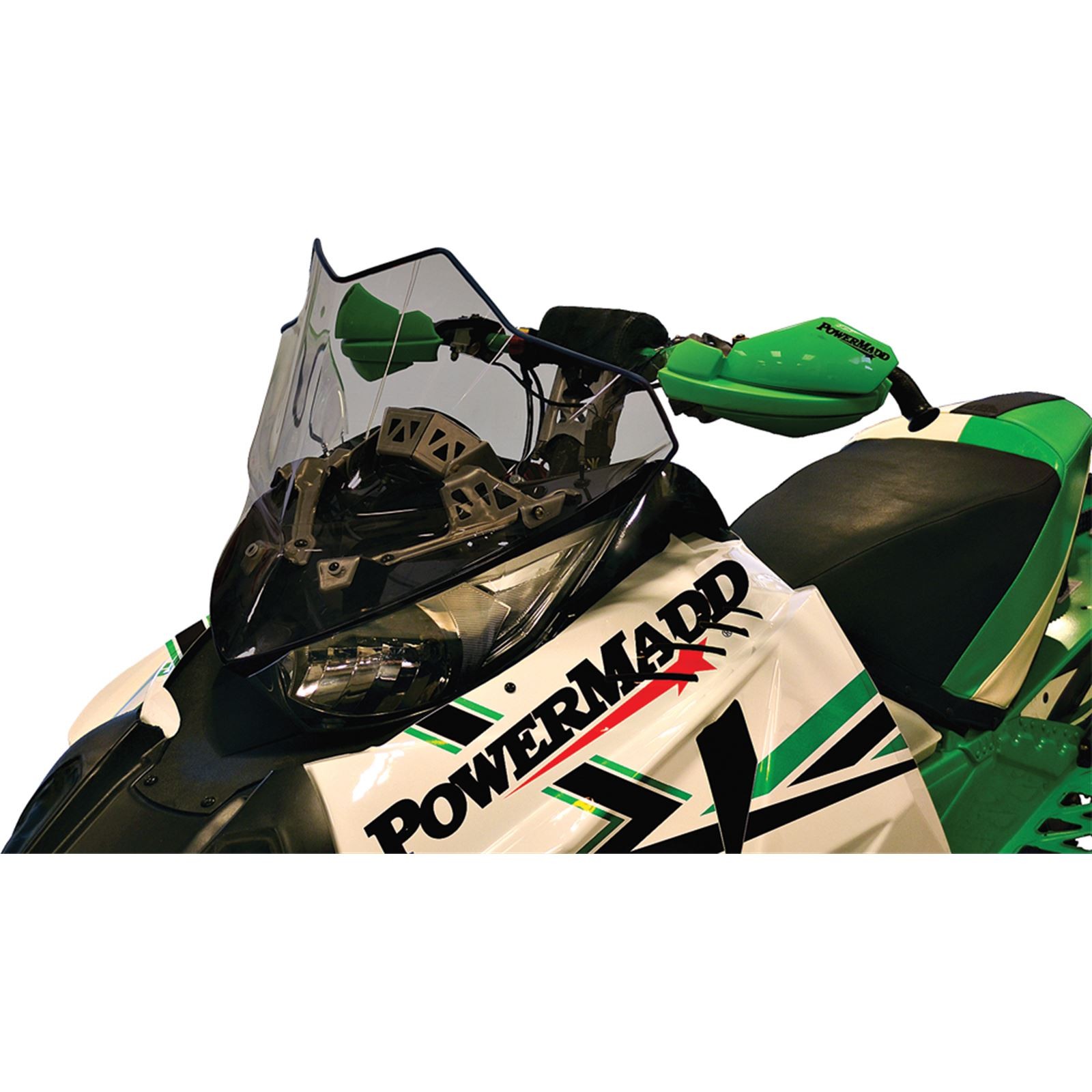 Powermadd Cobra Windshield - 14" - Low - Smoke - Arctic Cat - Snowmobile 12021
