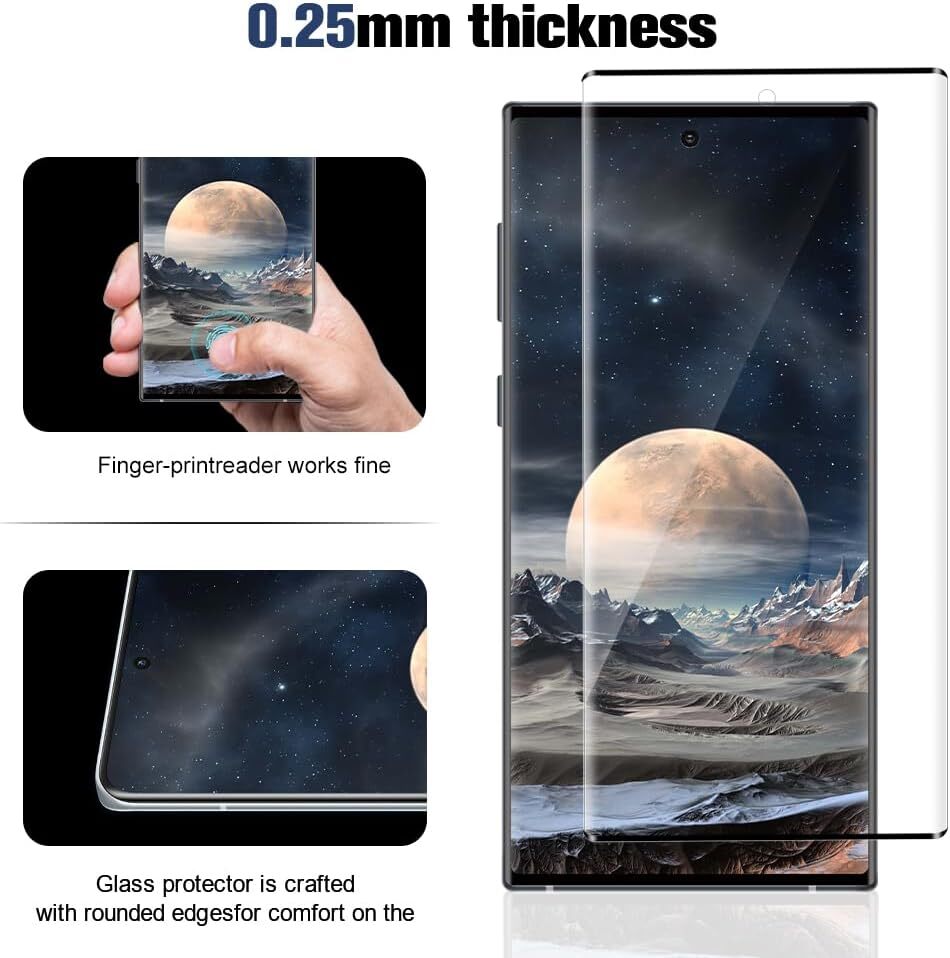 5-Pack Tempered Glass Screen Protector For Samsung Galaxy Note 10 Note 10+ Plus