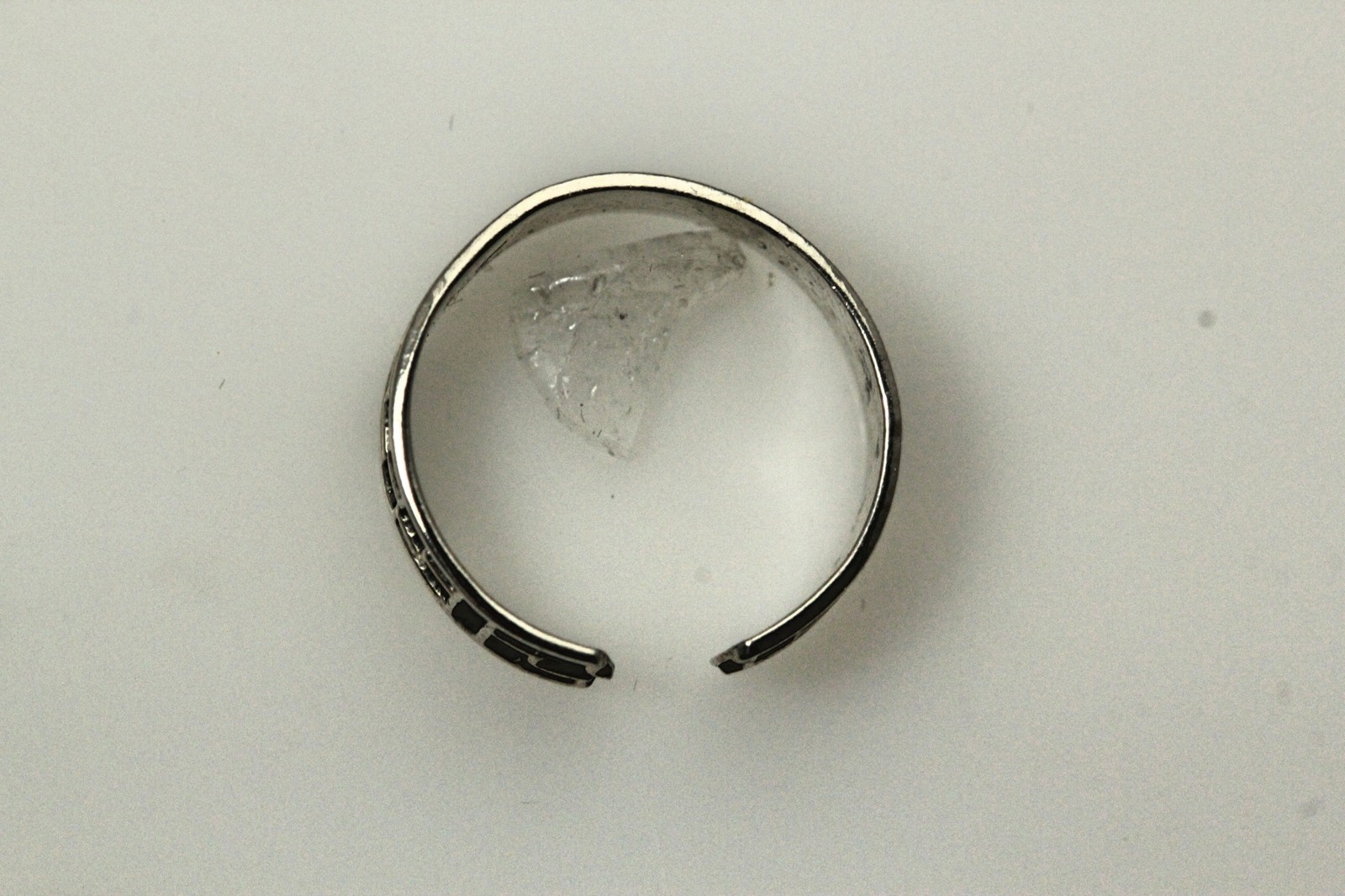 925 Sterling Silver Size 2.5 Geometric Toe Band 0.7 Grams (RIN8139)