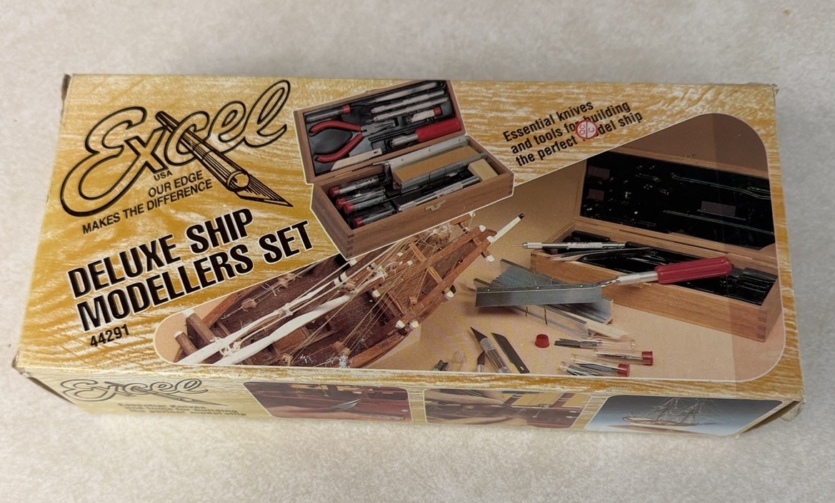 Excel Deluxe Ship Modellers Set 44291 Brand New In Box NOS Model Tools