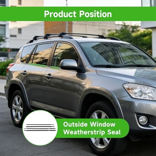 Outside Window Weatherstrip Moulding Trim Seal Belt Replacement for 2006-2008