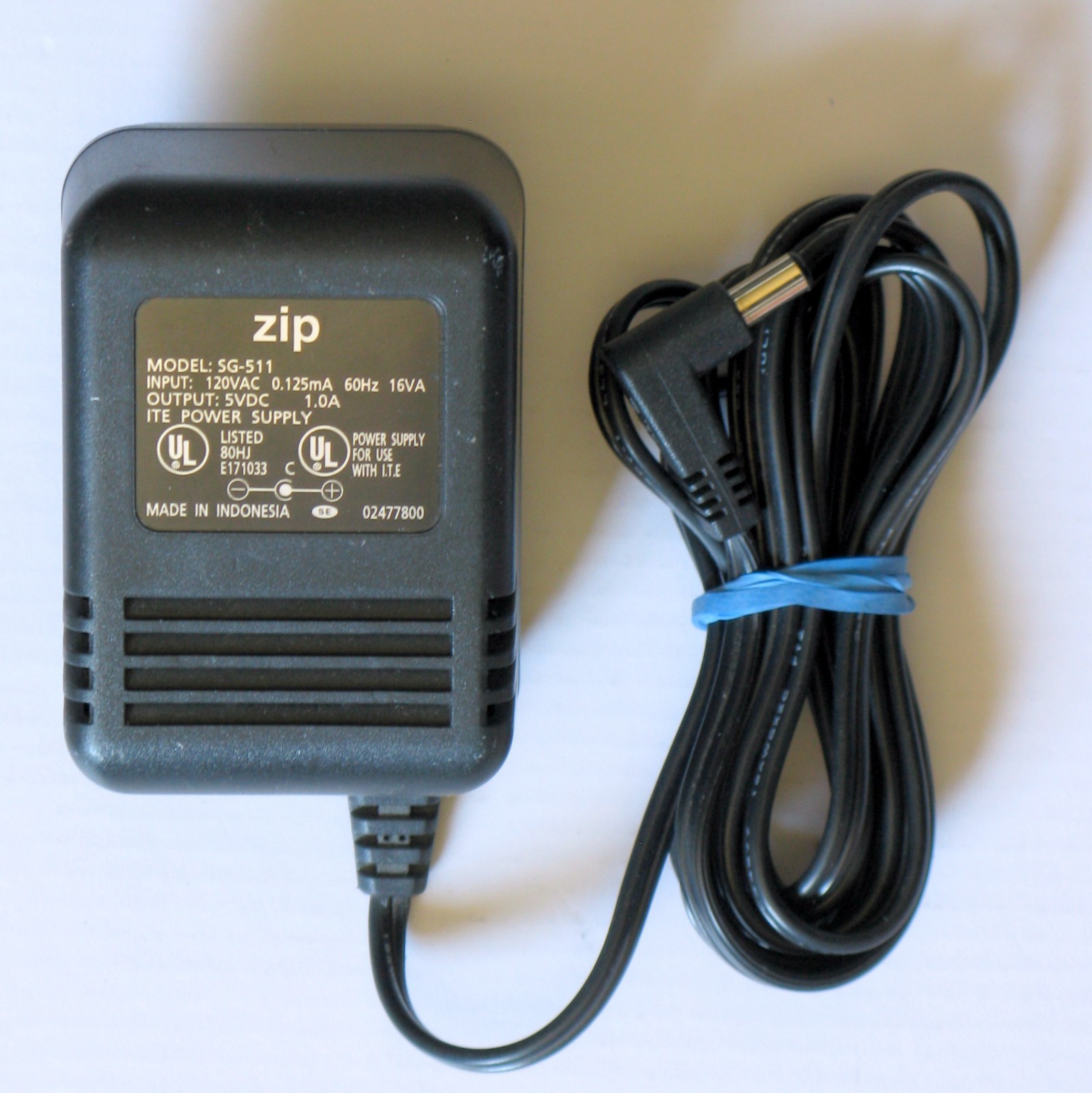 👀 Iomega ZIP-100 Parallel Port Drive, POWER SUPPLY,  Powers-Up Drive ✅🆗 👀