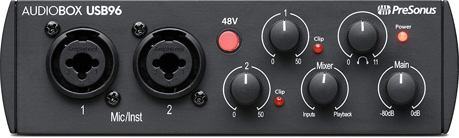 Audiobox USB 96 Studio Recording Package with Studio One Pro Software