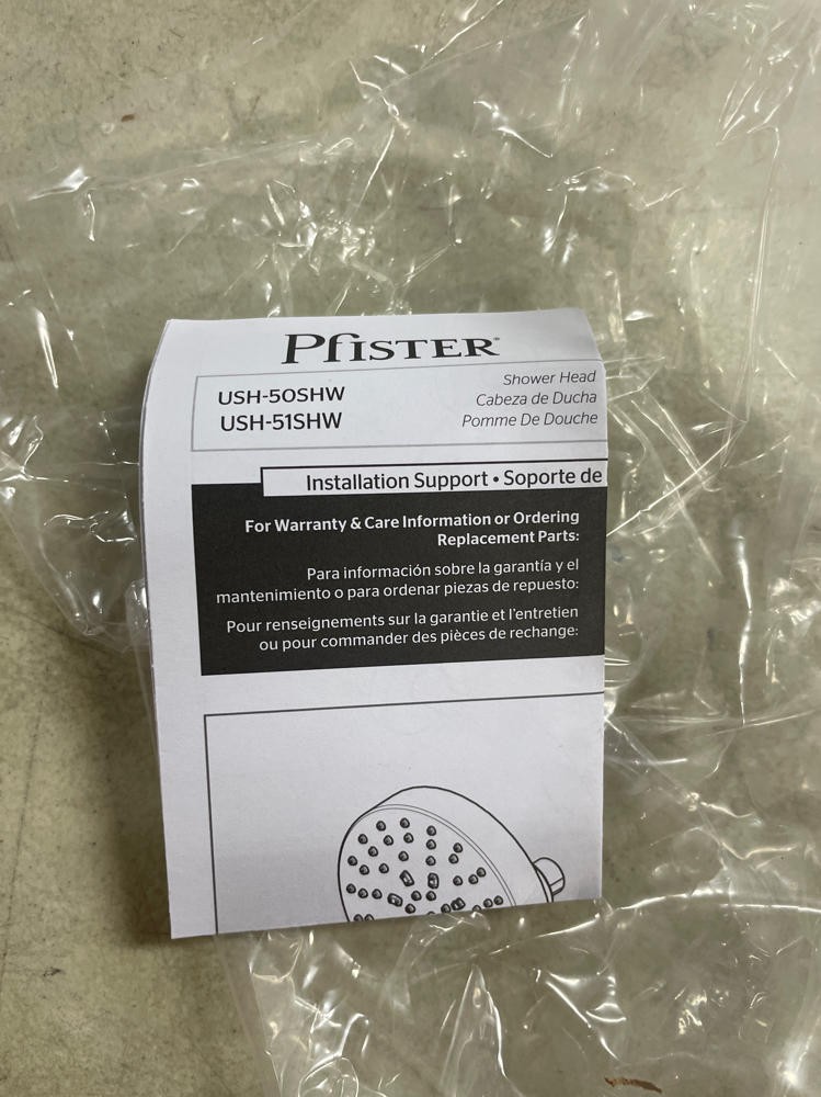 Pfister Modern Round 1.75 GPM Multi Function Shower Head USH-50SHWC