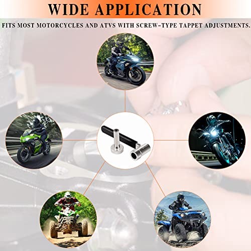 Valve Tappet Adjusting Wrench Tool Kit for Motorcycles ATVs & ATCs, Include