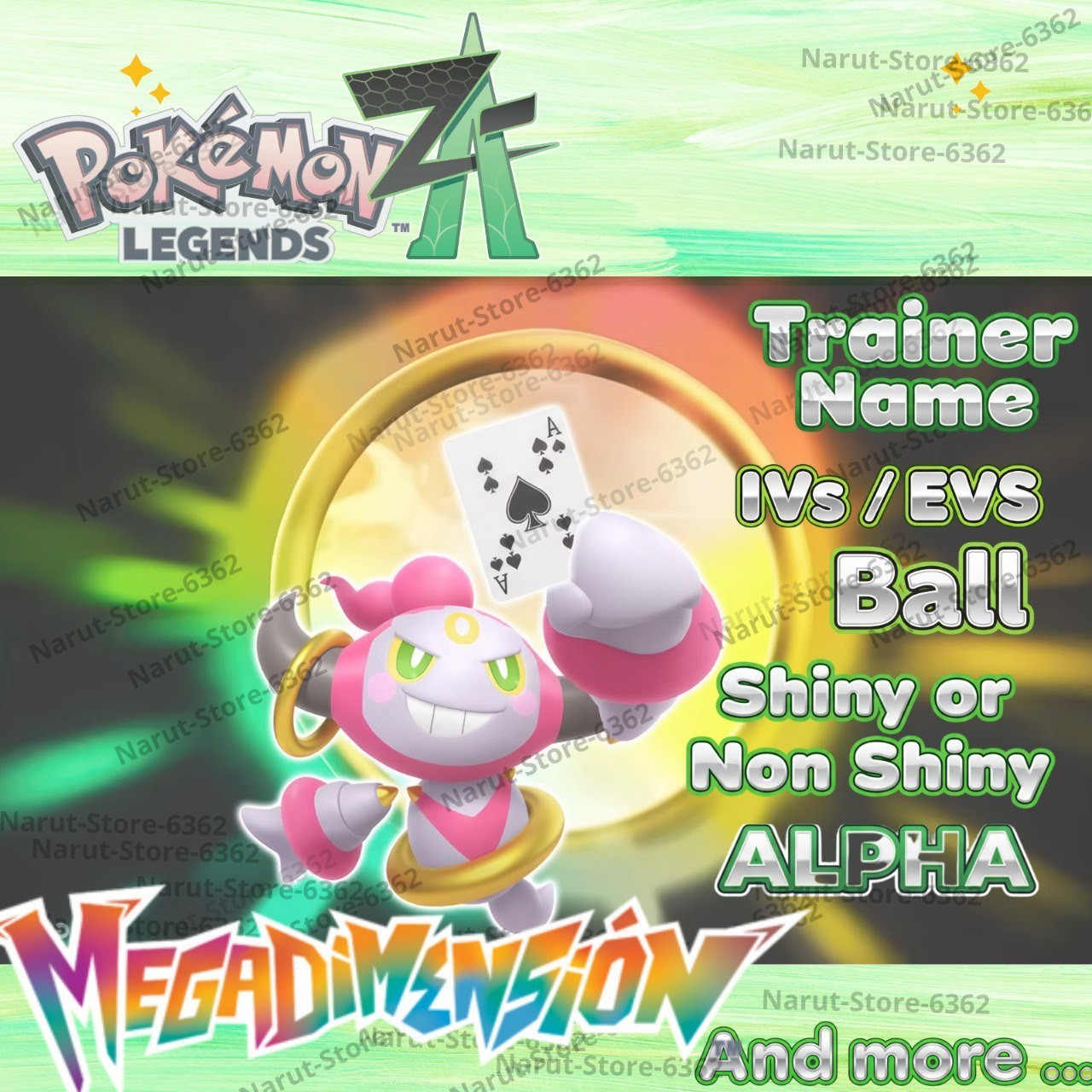 CUSTOM POKEMON MEGA DIMENSION DLC🌟SHINY OR NON✨ALPHA🔥Pokemon Legends ZA Z-A