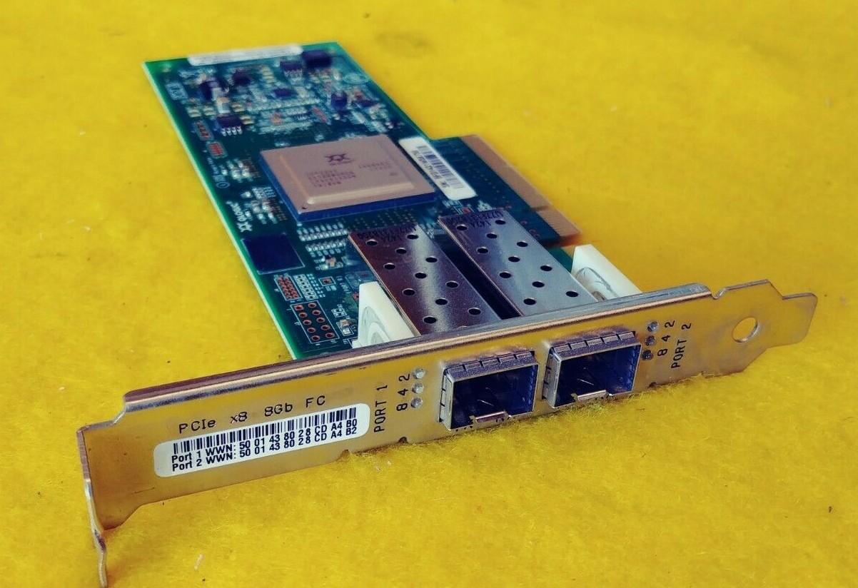 HP 82Q 8Gb 2-port PCIe FC HBA Card QLE2562-HP 489191-001/AJ764 (*)