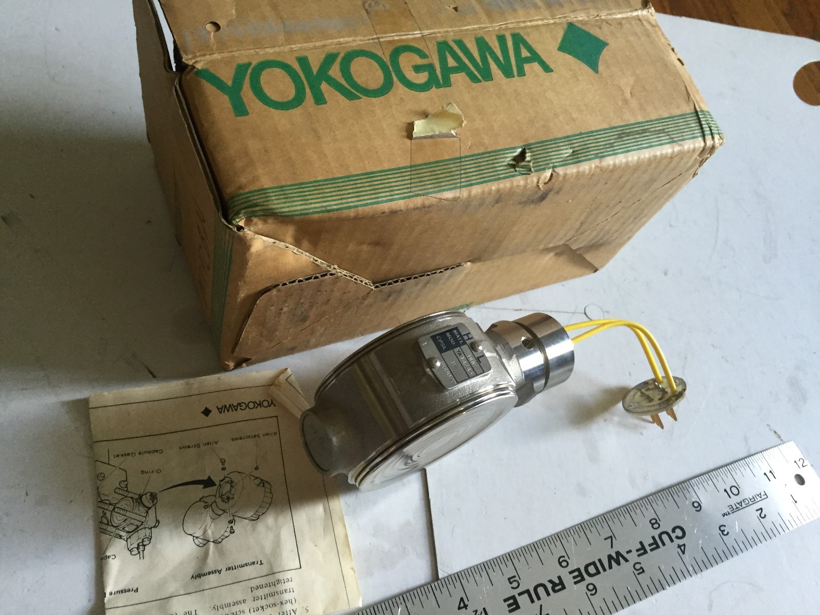 YOKOGAWA YA 14/43,B6D022,DHC,CAPSULE PRESSURE TRANSMITTER,YA14/43,MATL DHC,BD