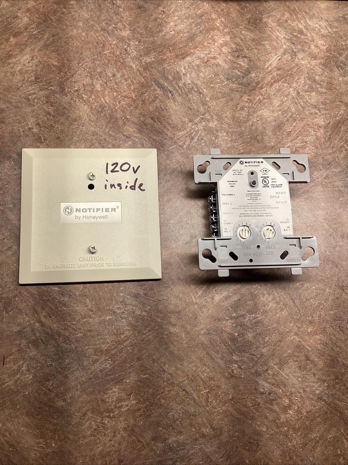 NOTIFIER NC-100R Fire Alarm Addressable Relay Module