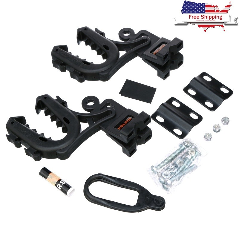 Rhino Grip 2 Pieces Offset Mount ATV UTV Rack System Transport Tool Holder New